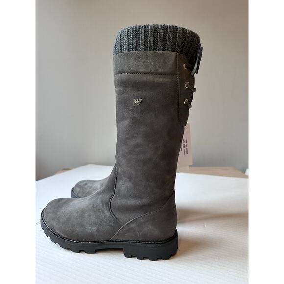 Armani Junior women’s suede boots size 38 (6.5 ) New in box - Picture 1 of 9